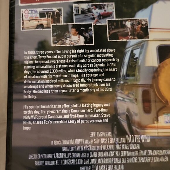 Terry Fox 2 New + Open DVDs - HC Book / Button / VHS Video - Picture 8 of 14